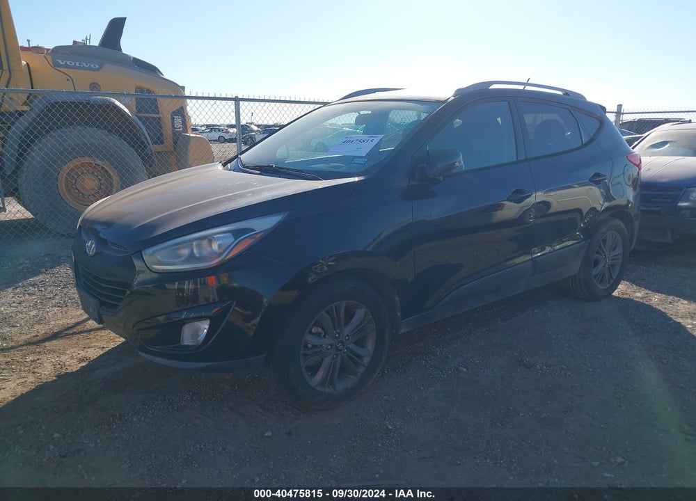 2014 HYUNDAI TUCSON SE VIN: KM8JU3AG2EU862136