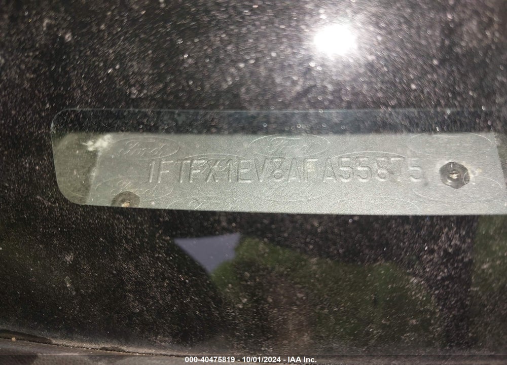 2010 FORD F-150 FX4/LARIAT/XL/XLT VIN: 1FTFX1EV8AFA55875