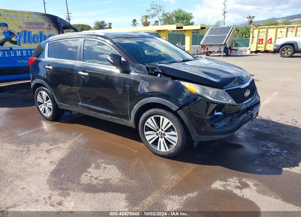 2014 KIA SPORTAGE EX VIN: KNDPC3AC9E7603544