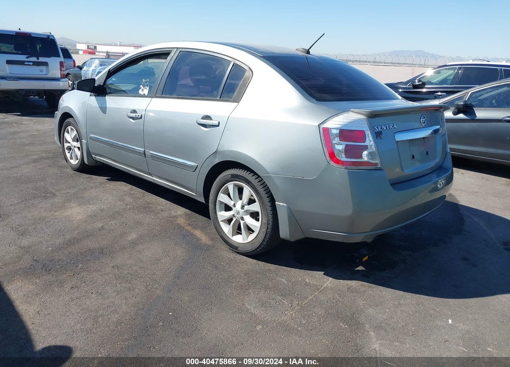 2011 NISSAN SENTRA 2.0SL VIN: 3N1AB6AP2BL620466