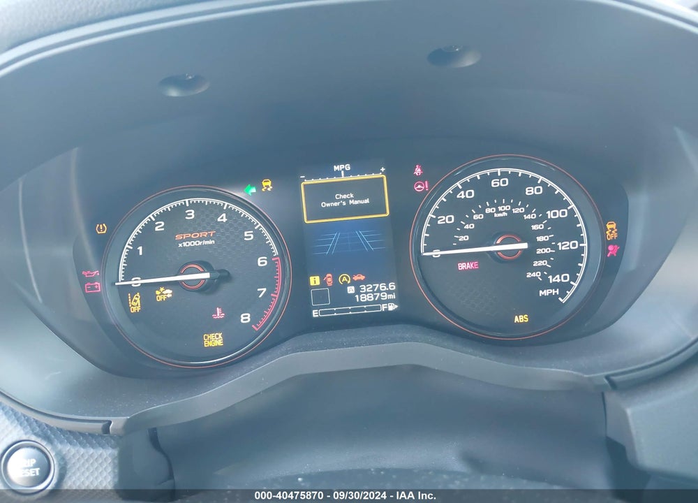 2019 SUBARU FORESTER SPORT VIN: JF2SKAJC9KH431475