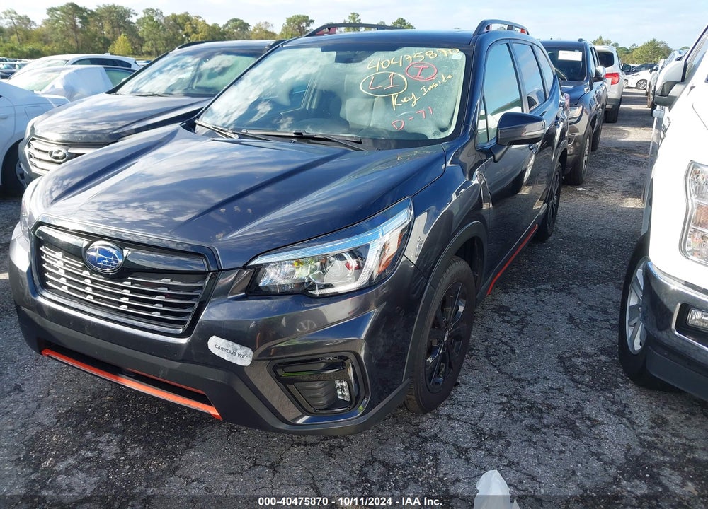 2019 SUBARU FORESTER SPORT VIN: JF2SKAJC9KH431475
