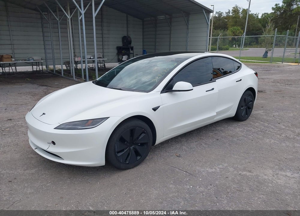 2024 TESLA MODEL 3 LONG RANGE DUAL MOTOR ALL-WHEEL DRIVE VIN: 5YJ3E1EB6RF717631