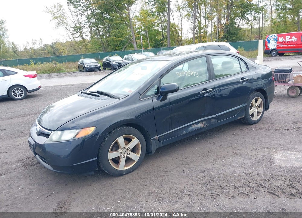 2006 HONDA CIVIC EX VIN: 1HGFA16886L133222