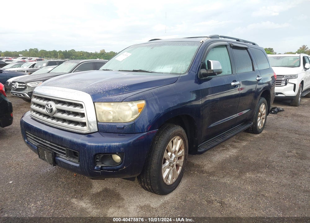 2008 TOYOTA SEQUOIA PLATINUM 5.7L V8 VIN: 5TDBY67A58S000538