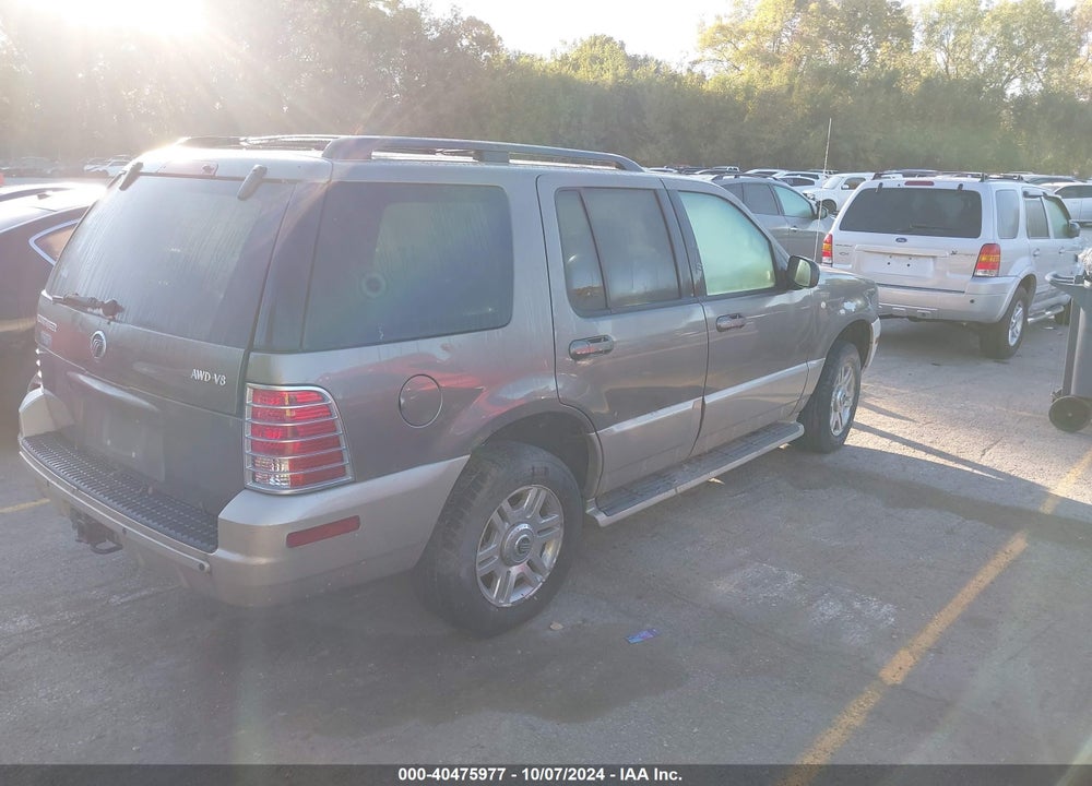 2004 MERCURY MOUNTAINEER VIN: 4M2DU86W44ZJ32979