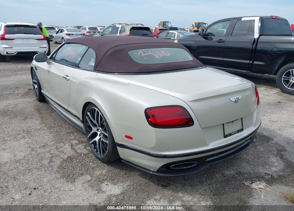 2018 BENTLEY CONTINENTAL GT SUPERSPORTS VIN: SCBGB3ZA6JC066481