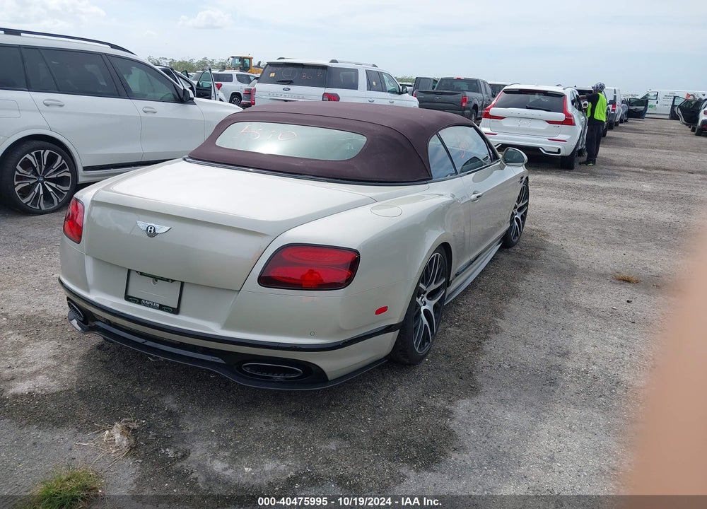 2018 BENTLEY CONTINENTAL GT SUPERSPORTS VIN: SCBGB3ZA6JC066481