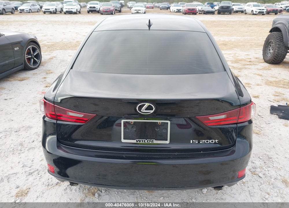 2016 LEXUS IS 200T VIN: JTHBA1D29G5011310