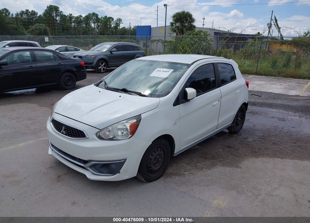 2017 MITSUBISHI MIRAGE ES VIN: ML32A3HJXHH011169