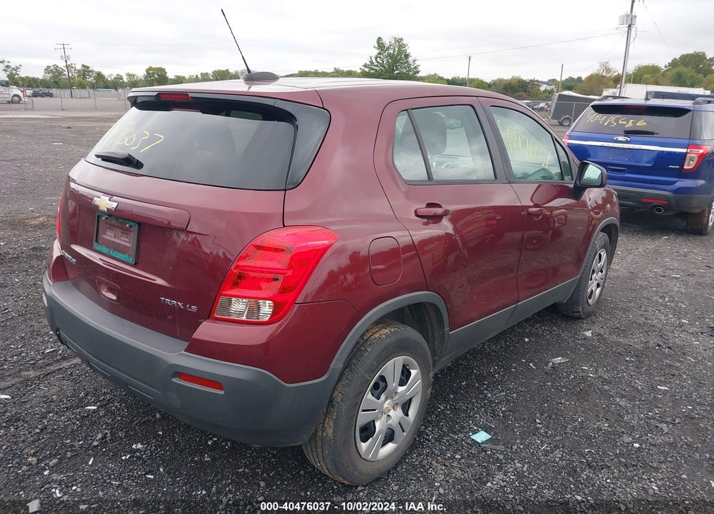 2016 CHEVROLET TRAX 1LS VIN: 3GNCJKSB0GL264070