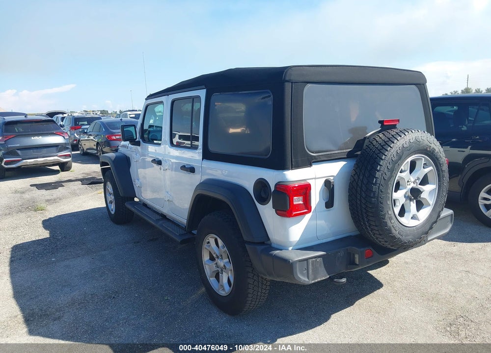2021 JEEP WRANGLER UNLIMITED ISLANDER 4X4 VIN: 1C4HJXDG8MW549433