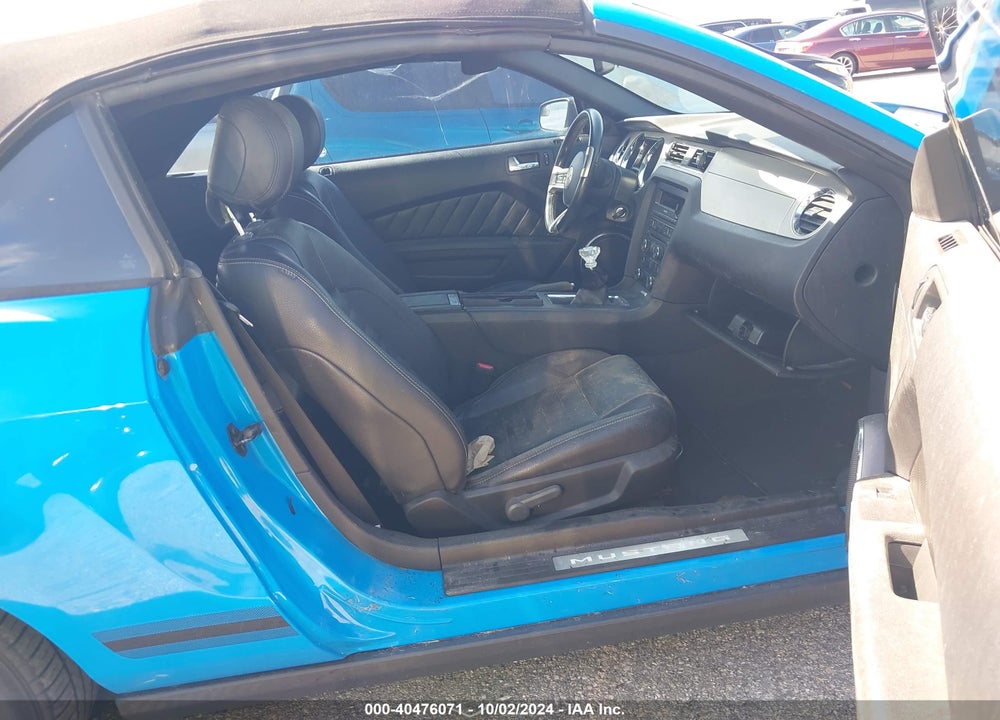 2012 FORD MUSTANG V6 PREMIUM VIN: 1ZVBP8EM0C5252429