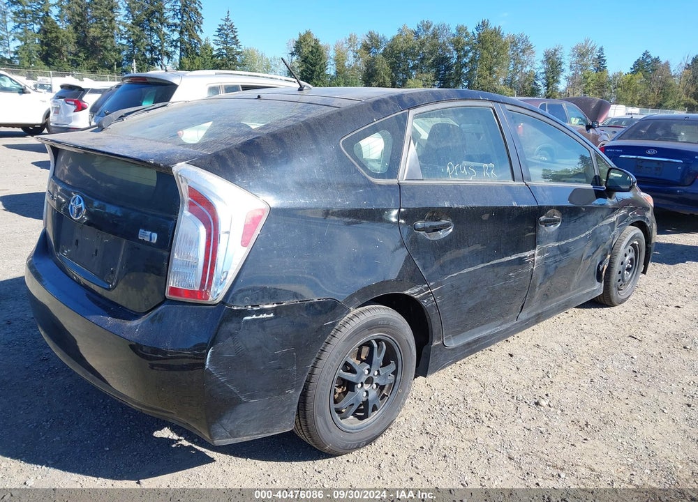 2014 TOYOTA PRIUS VIN: JTDKN3DU3E1751491