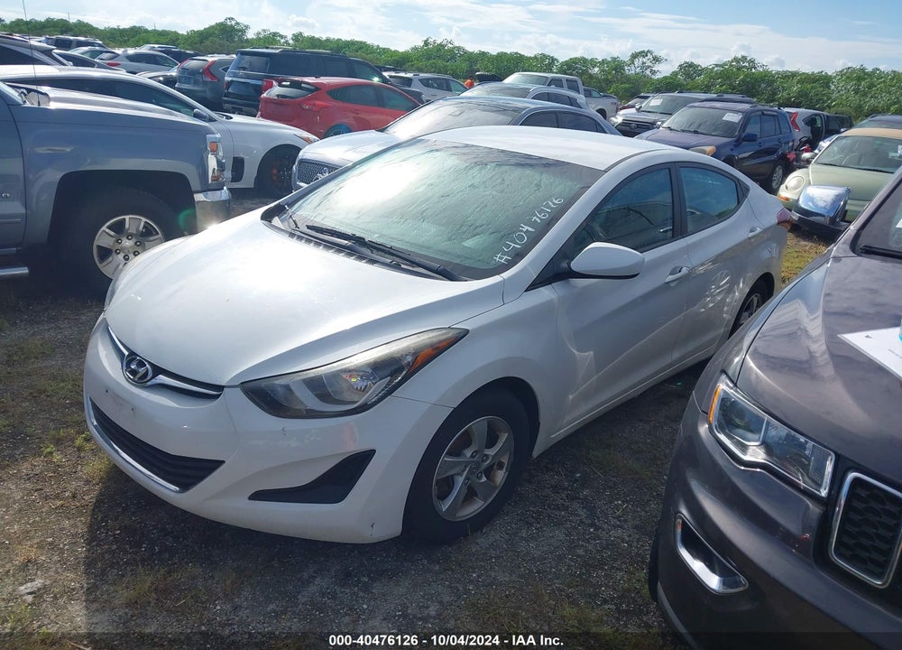 2014 HYUNDAI ELANTRA SE VIN: 5NPDH4AE0EH506353