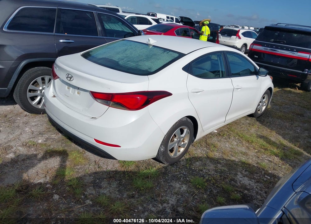 2014 HYUNDAI ELANTRA SE VIN: 5NPDH4AE0EH506353