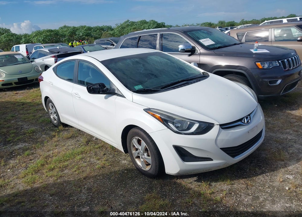 2014 HYUNDAI ELANTRA SE VIN: 5NPDH4AE0EH506353