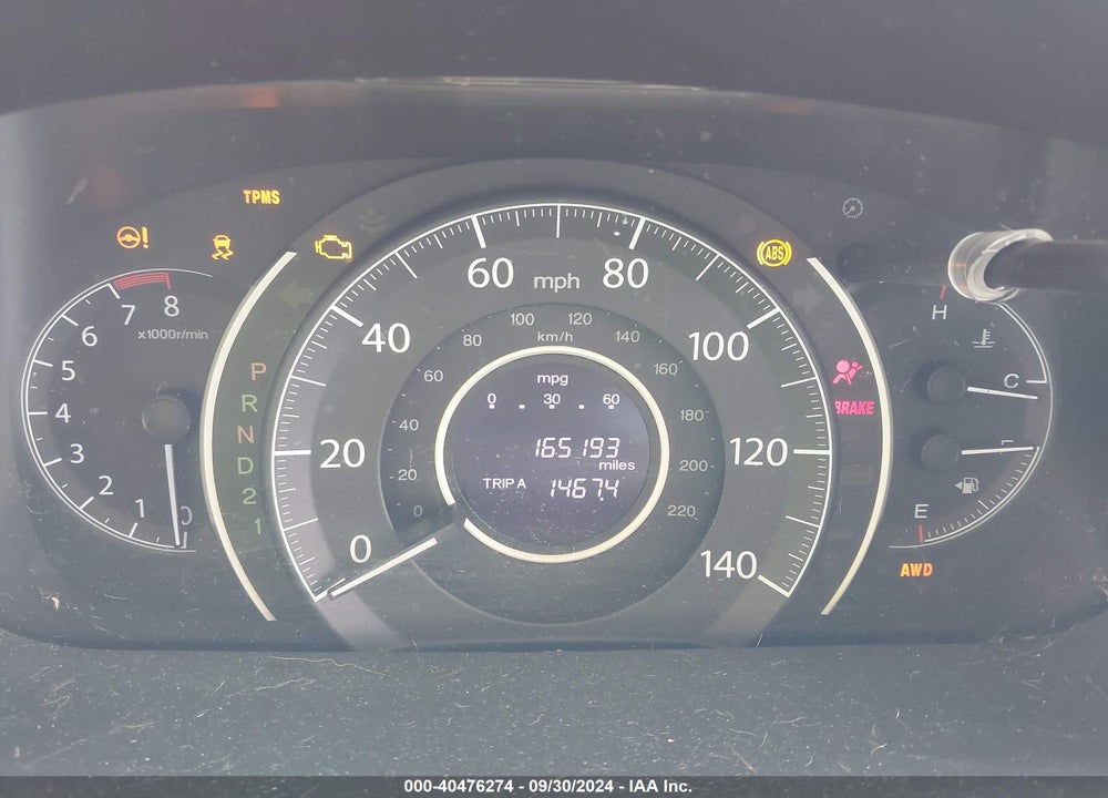 2012 HONDA CR-V EX-L VIN: 5J6RM4H74CL077648