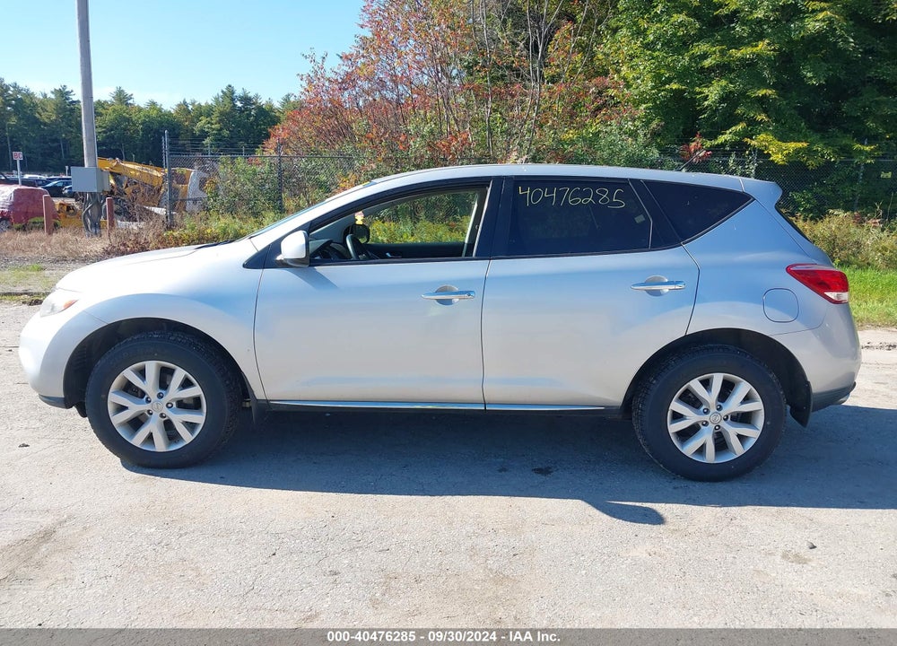 2011 NISSAN MURANO S VIN: JN8AZ1MW3BW150994