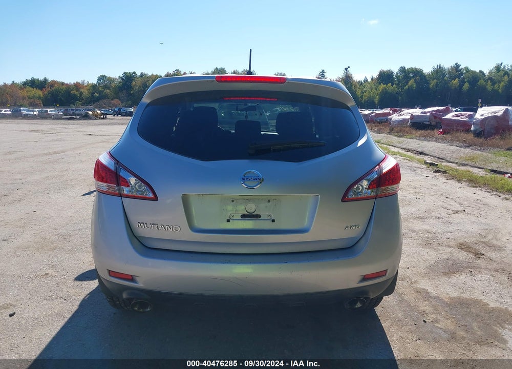 2011 NISSAN MURANO S VIN: JN8AZ1MW3BW150994