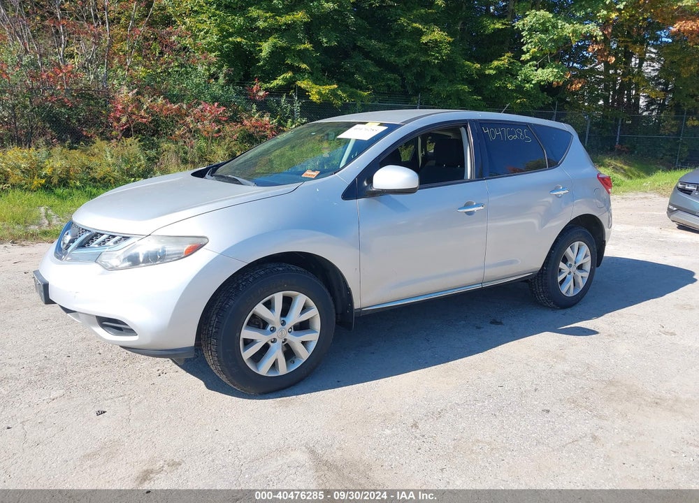 2011 NISSAN MURANO S VIN: JN8AZ1MW3BW150994