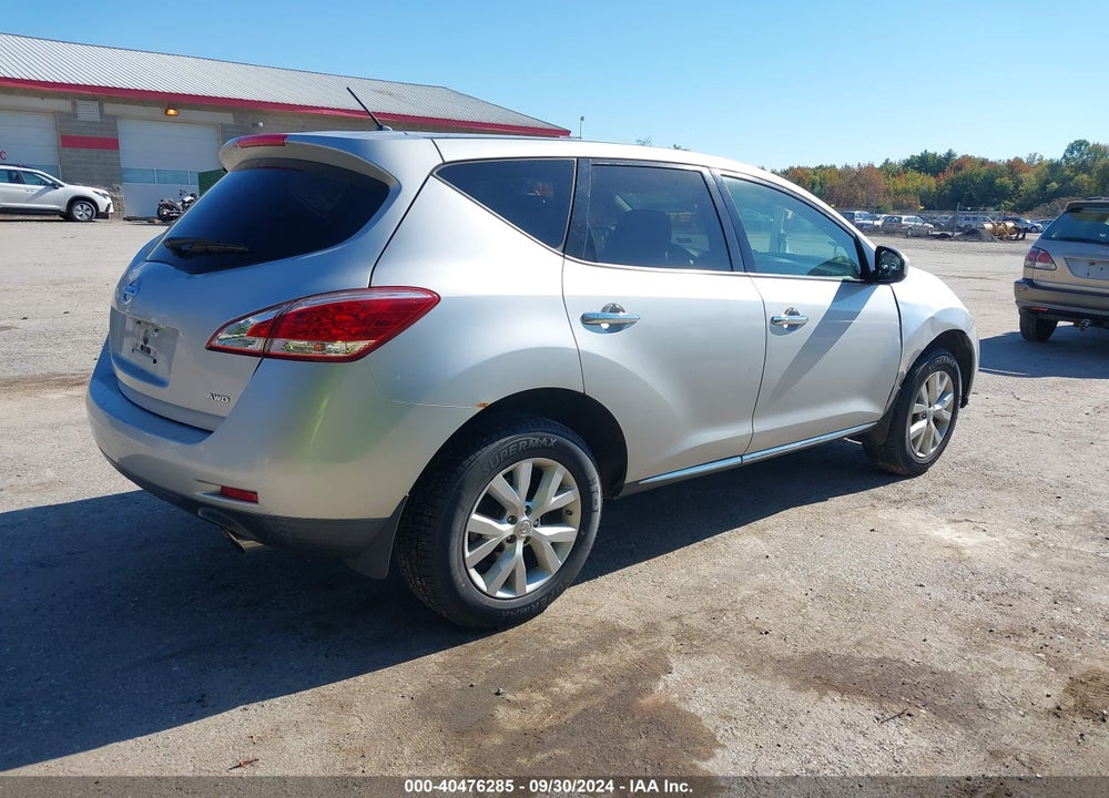 2011 NISSAN MURANO S VIN: JN8AZ1MW3BW150994