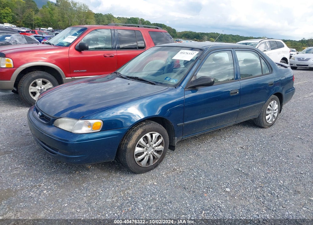 2000 TOYOTA COROLLA VIN: 2T1BR12E1YC274757
