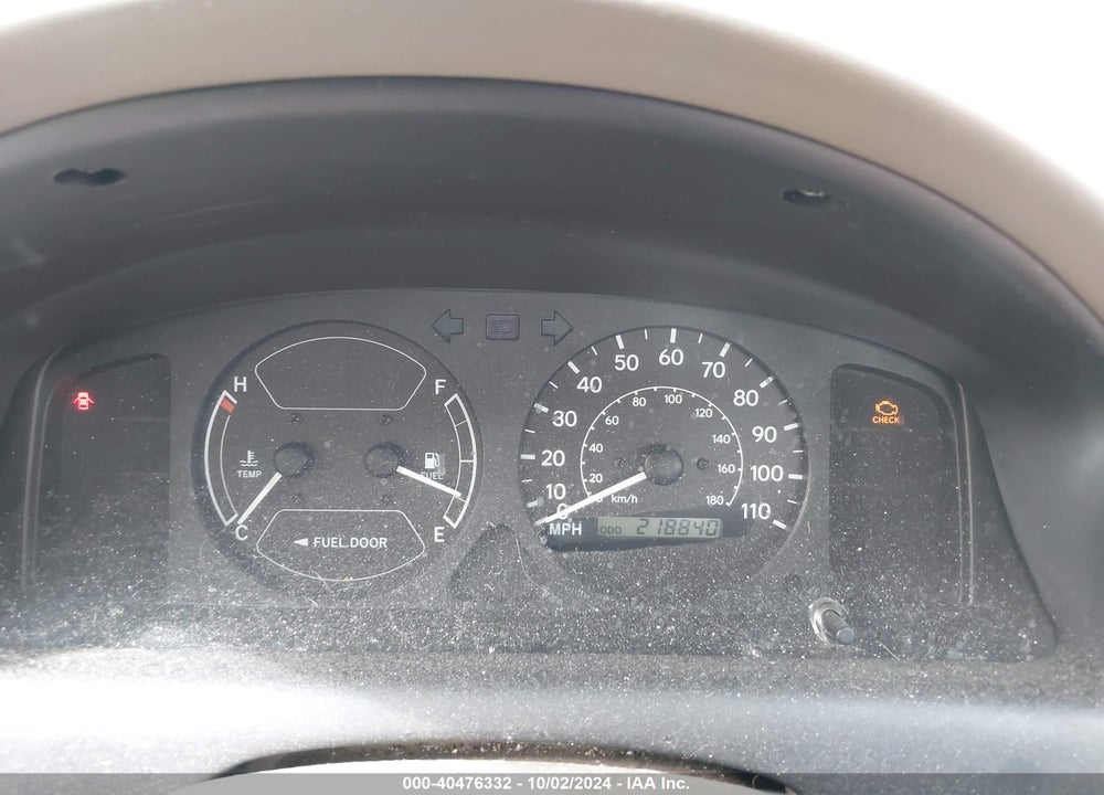 2000 TOYOTA COROLLA VIN: 2T1BR12E1YC274757