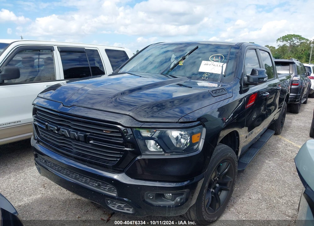 2021 RAM 1500 BIG HORN 4X4 6'4 BOX VIN: 1C6SRFMT4MN672360