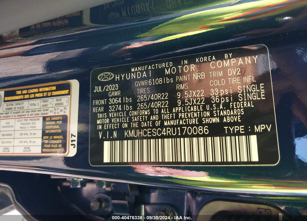2024 GENESIS GV80 3.5T AWD VIN: KMUHCESC4RU170086