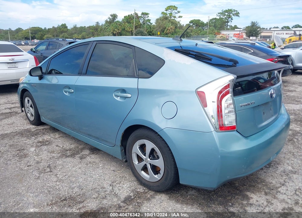 2012 TOYOTA PRIUS THREE VIN: JTDKN3DU8C1524441