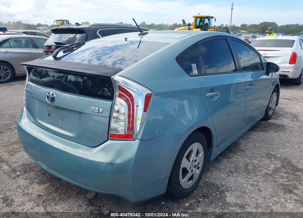 2012 TOYOTA PRIUS THREE VIN: JTDKN3DU8C1524441