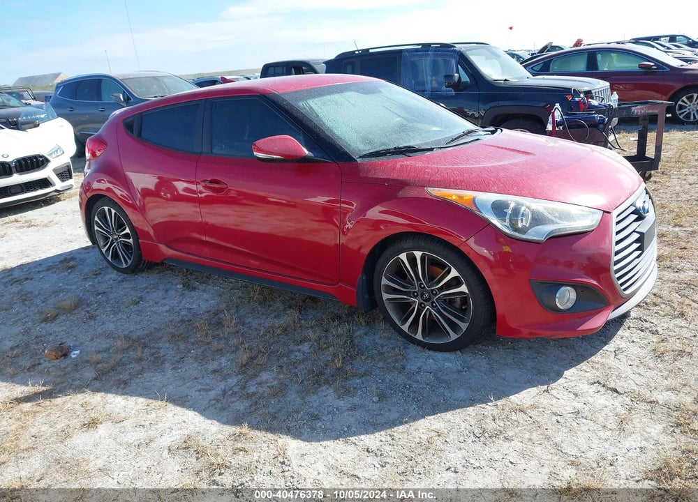 2016 HYUNDAI VELOSTER TURBO VIN: KMHTC6AE3GU278312