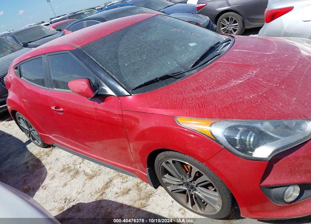 2016 HYUNDAI VELOSTER TURBO VIN: KMHTC6AE3GU278312