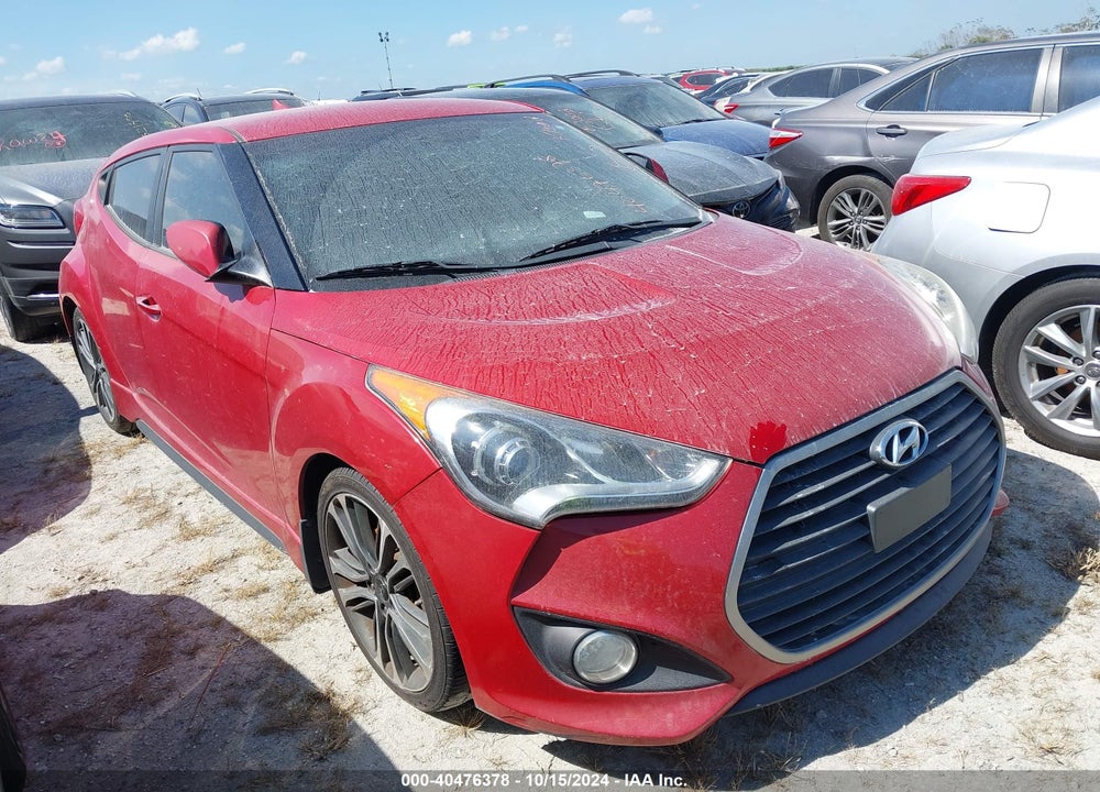 2016 HYUNDAI VELOSTER TURBO VIN: KMHTC6AE3GU278312