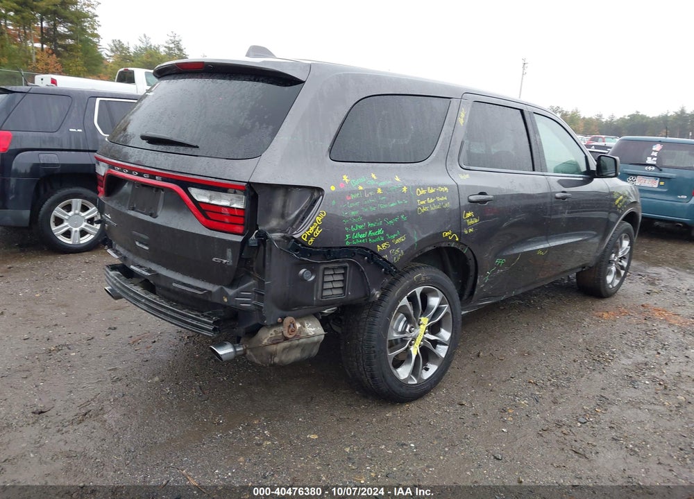 2019 DODGE DURANGO GT PLUS AWD VIN: 1C4RDJDG5KC780619