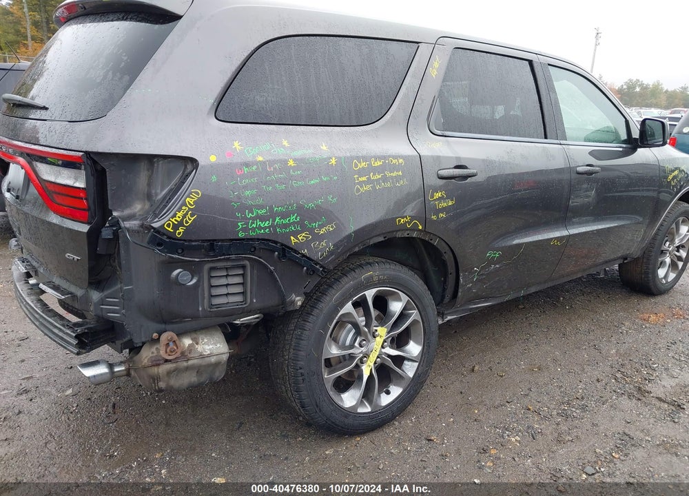 2019 DODGE DURANGO GT PLUS AWD VIN: 1C4RDJDG5KC780619