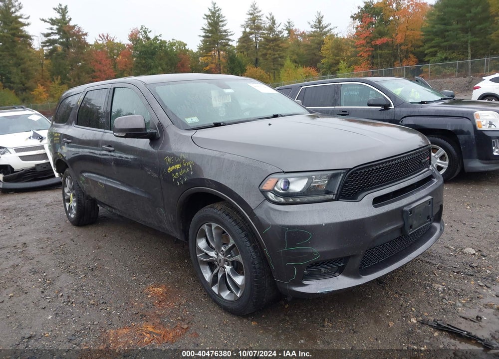 2019 DODGE DURANGO GT PLUS AWD VIN: 1C4RDJDG5KC780619