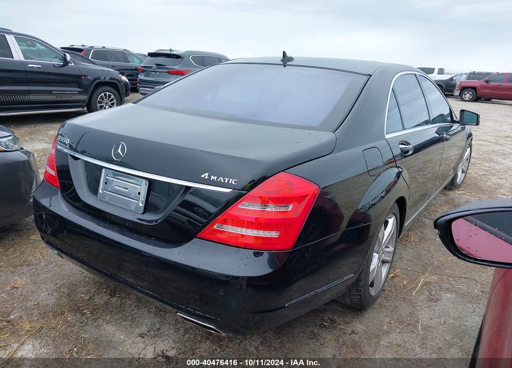 2012 MERCEDES-BENZ S 550 4MATIC VIN: WDDNG9EB6CA449929