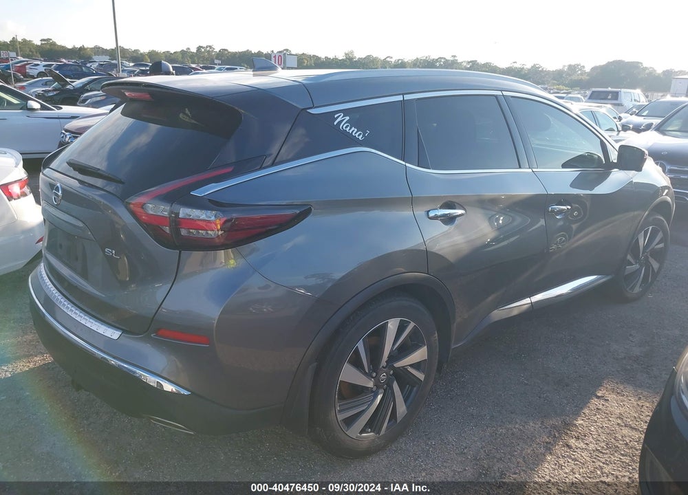 2022 NISSAN MURANO SL FWD VIN: 5N1AZ2CJ0NC106931