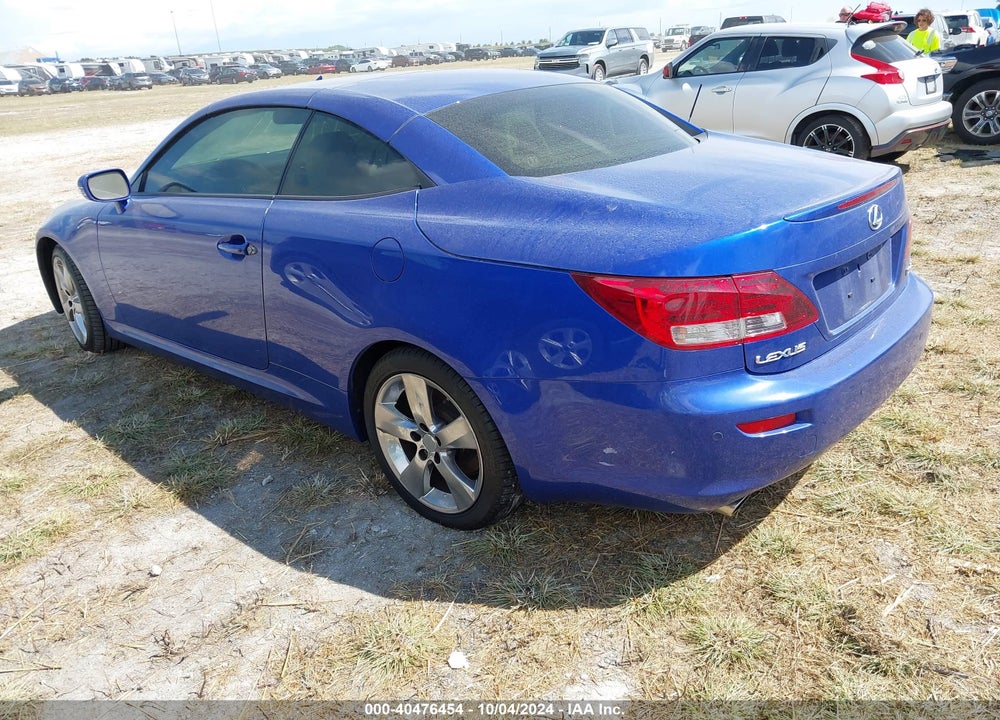 2010 LEXUS IS 250C VIN: JTHFF2C25A2511953