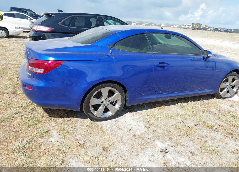 2010 LEXUS IS 250C VIN: JTHFF2C25A2511953