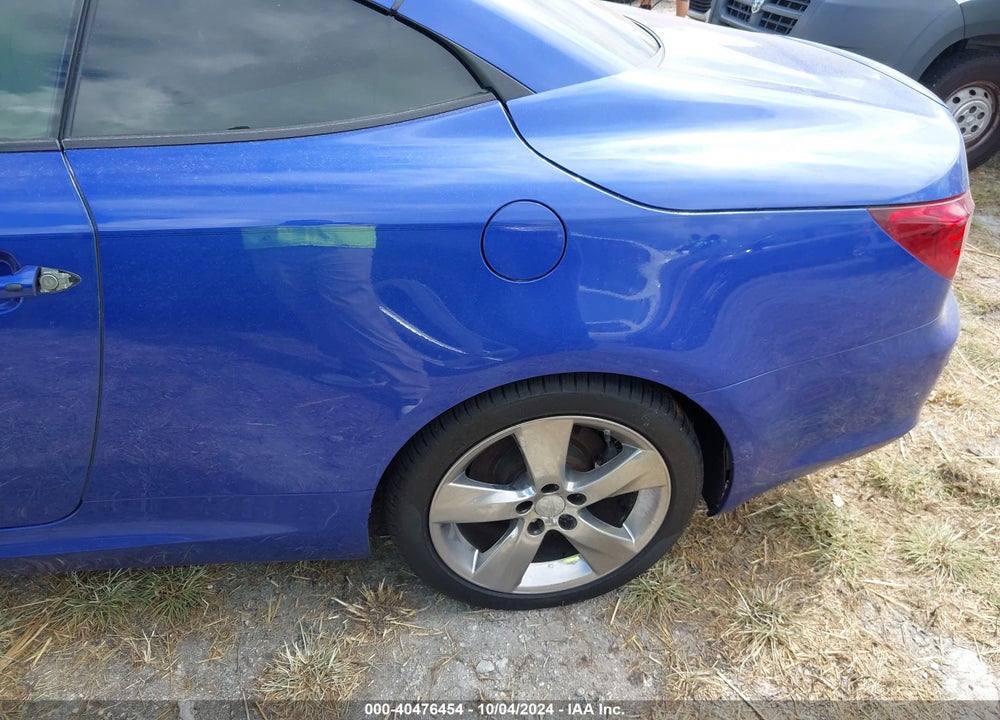 2010 LEXUS IS 250C VIN: JTHFF2C25A2511953