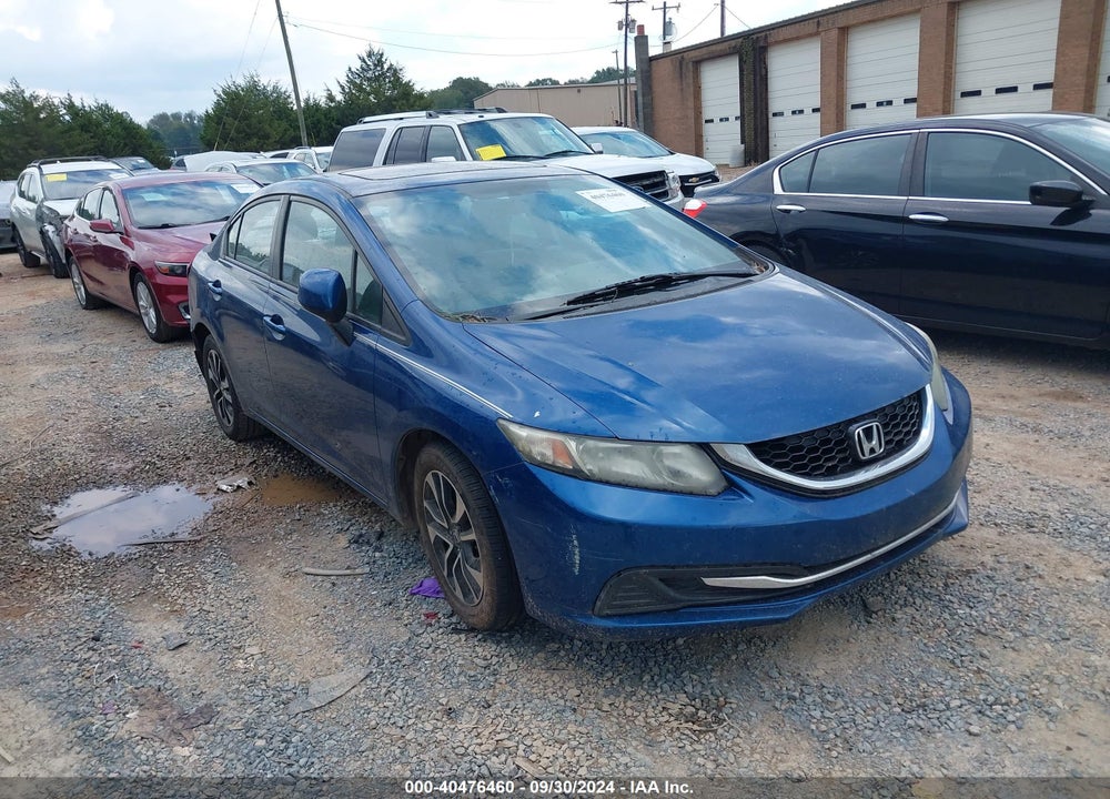 2013 HONDA CIVIC EX VIN: 2HGFB2F8XDH558907