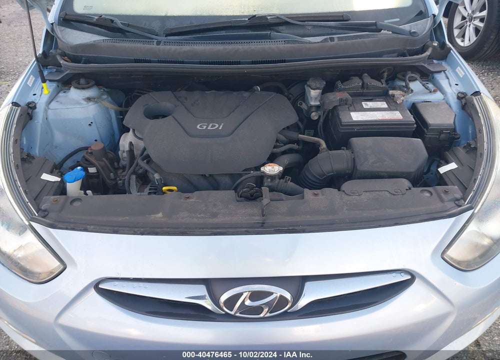 2012 HYUNDAI ACCENT GLS VIN: KMHCU4AE1CU123205