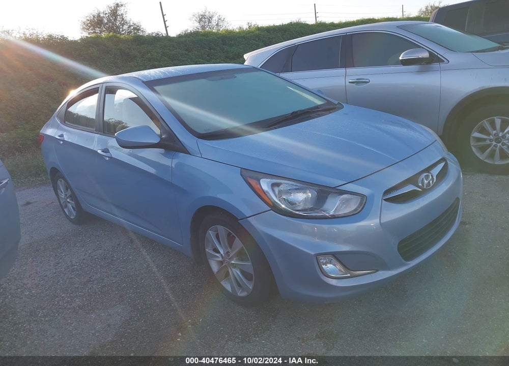 2012 HYUNDAI ACCENT GLS VIN: KMHCU4AE1CU123205