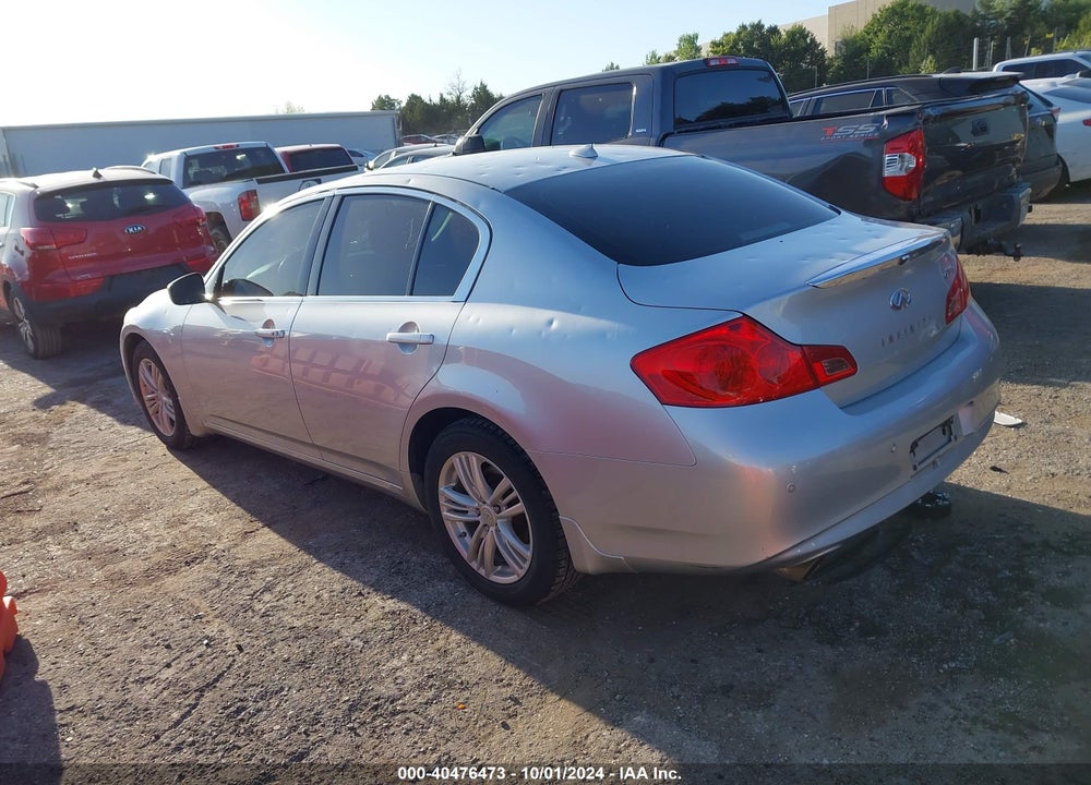 2012 INFINITI G37X VIN: JN1CV6AR2CM972343