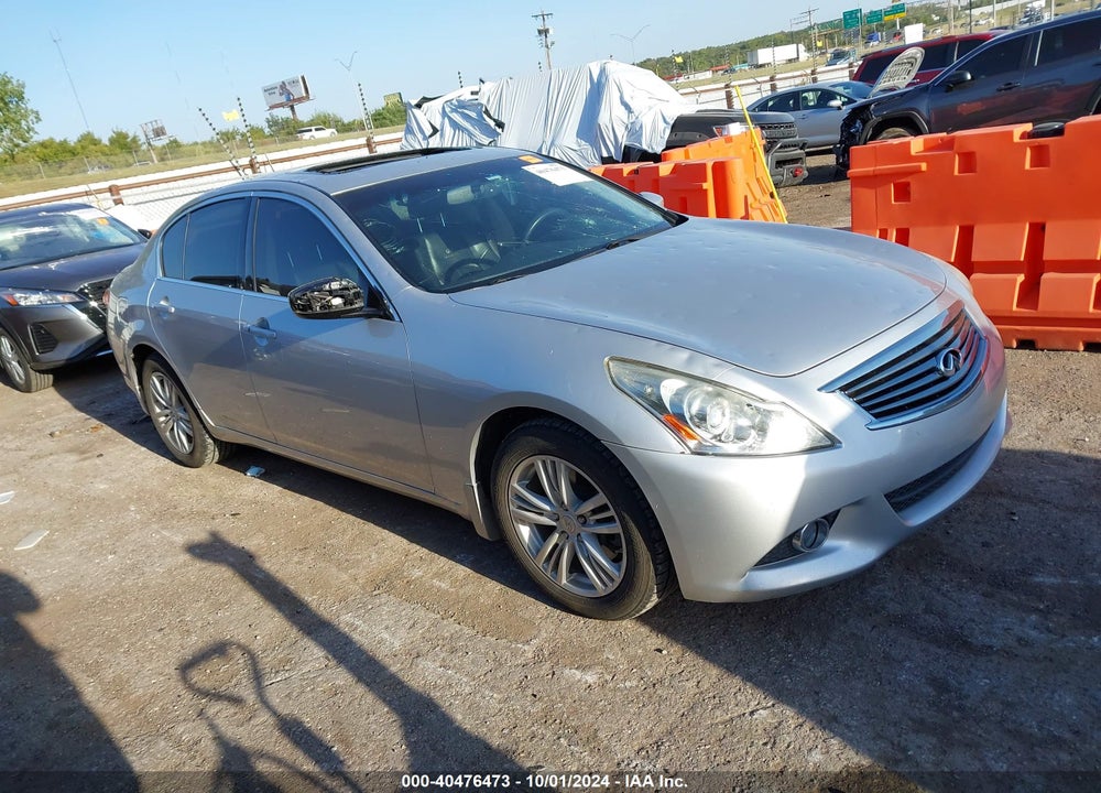 2012 INFINITI G37X VIN: JN1CV6AR2CM972343