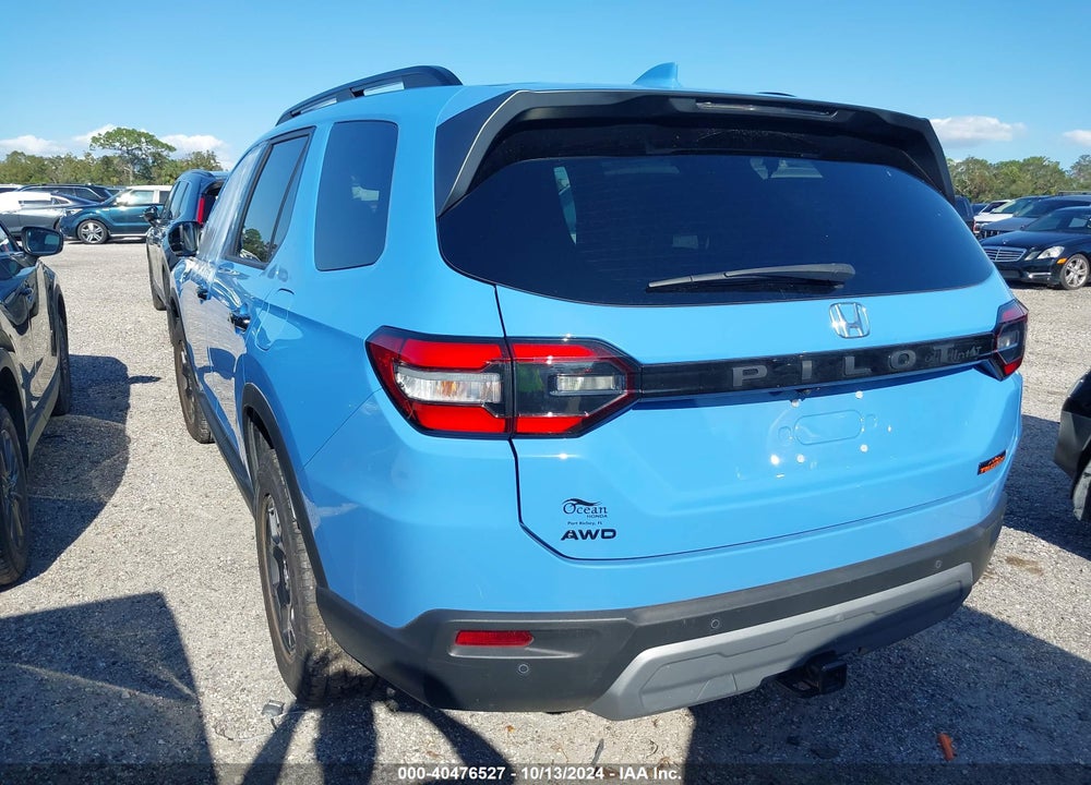 2023 HONDA PILOT AWD TRAILSPORT VIN: 5FNYG1H66PB051009