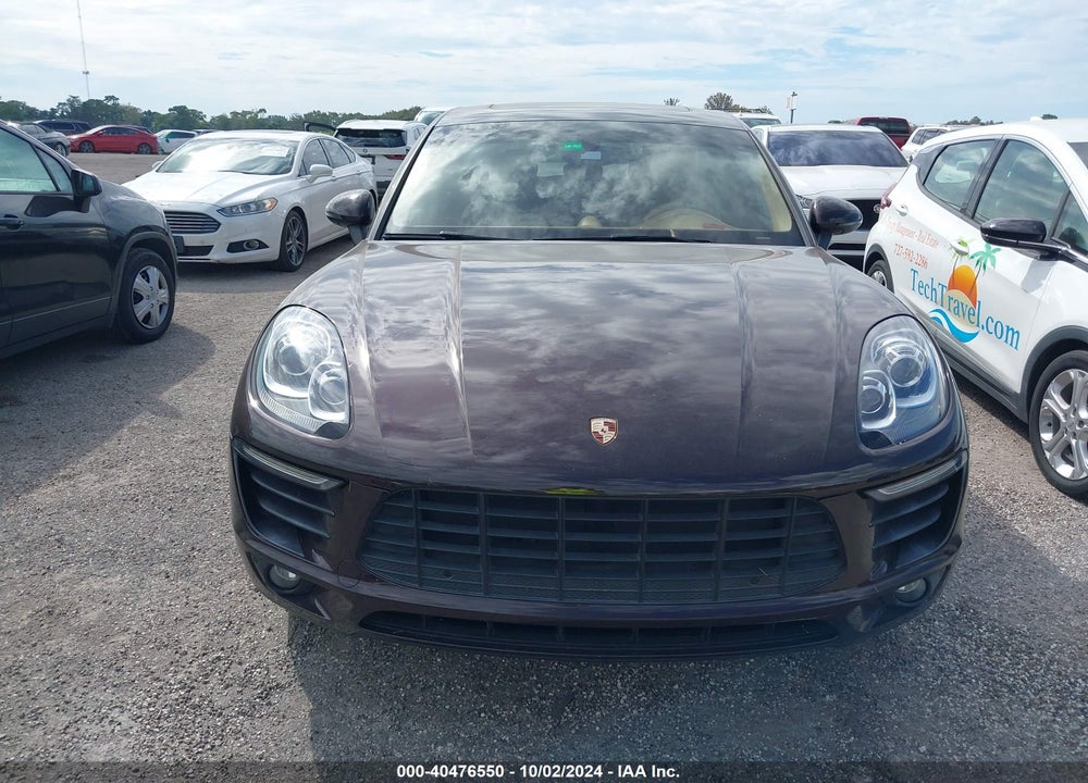 2015 PORSCHE MACAN S VIN: WP1AB2A50FLB61605